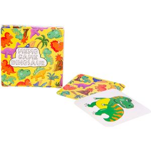 Mini Memo Spel Karton Dinosaurus