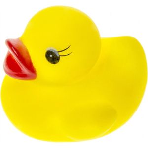 12x Badeend geel badspeelgoed 3 cm - Speelgoed - Badspeeltjes - Badeendjes