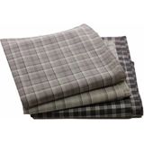 Tiseco 12 stuks - Heren zakdoeken Theo - 40