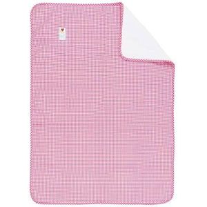Lief! Vichy - Deken - 75x100 cm - Roze
