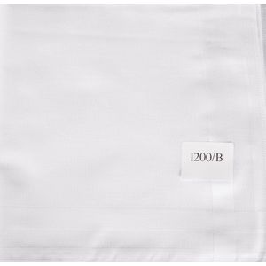 Tiseco zakdoeken heren - 12 stuks - Zakdoeken katoen - 40x40 cm - Witte zakdoek - Zakdoek geschikt om te bedrukken