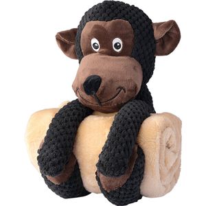 The Doggy Toy- Buddies - Hondenspeelgoed - Knuffel - Aap