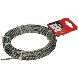 Mack RVS Staalkabel 10 m x 3 mm