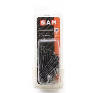 SAM Nagel platte kop 2x40mm ca. 100 gram 815020 D1