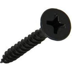 GIPS-PLAAT-SCHROEF. 3.5 x 35mm. lang. ZWART GEFOSFATEERD. 25 stuks SCHROEVEN. Sam.