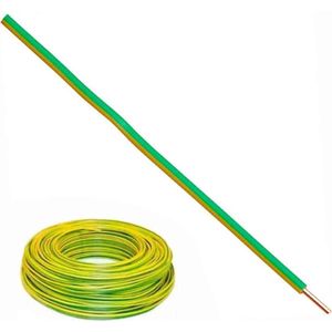 Nexans VD Installatiedraad 2,5mm2 geel groen H07V-U