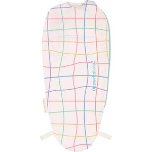 Puckababy Piep Inbakerslaapzakje baby (0-3m) - Funky Lines - Katoen TOG 0.5 - Zomerslaapzak