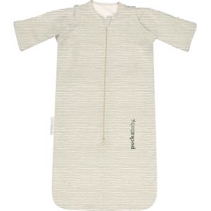 Puckababy Newborn Slaapzak Baby (0-6m) - Green Stripes - Katoen TOG 0.5 - Zomerslaapzak