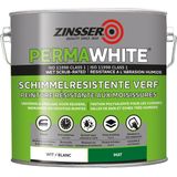 Zinsser Permawhite Mat 2,5 Liter - Anti Schimmel Verf