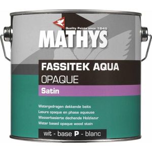 Fassitek Aqua Opaque - Dekkende Beits 2,5 liter Kleur - Beitsen