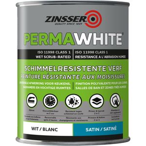Zinsser - Permawhite - Zijdeglans - Wit - Schimmelbestendig