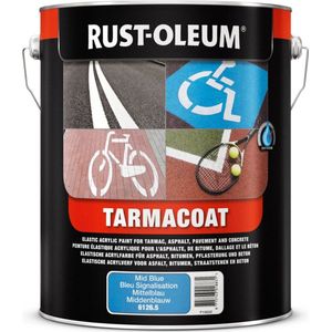 Rust-Oleum Tarmacoat Wegenverf 5 Liter Ral 9017 Verkeerszwart