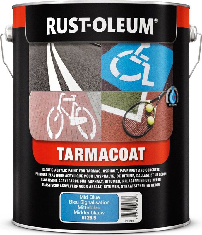 Rust-Oleum - TARMACOAT - Betonverf - Buiten - Sneldrogend - 1L