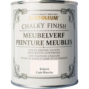 Rust-Oleum Chalky Meubelverf - Krijtwit - 750ml - Mat