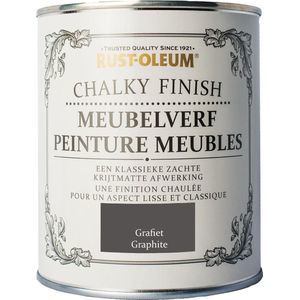 Rust-Oleum Chalky Finish Meubelverf Grafiet 125ml