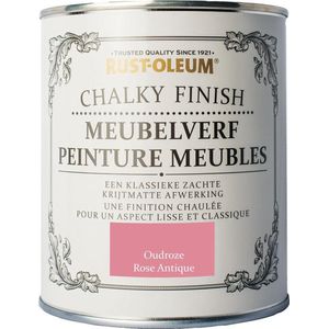 Rust-Oleum Chalky Finish Meubelverf Oudroze 750ml