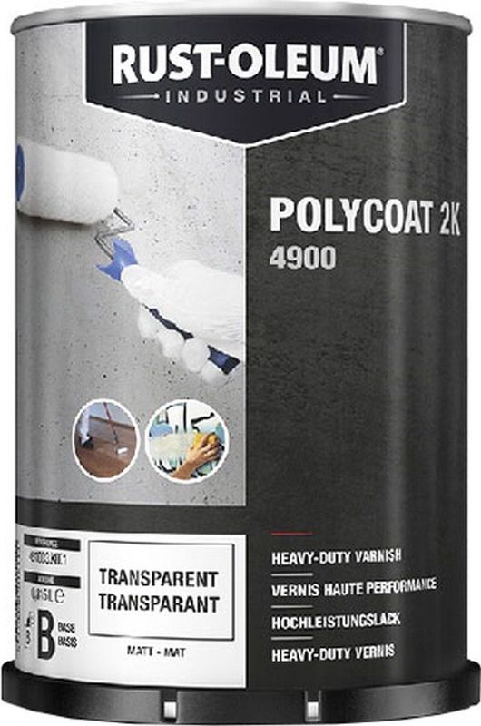 Rust-oleum - Polycoat 2K Heavy Duty - Vernis - Hoogglans - Transparant