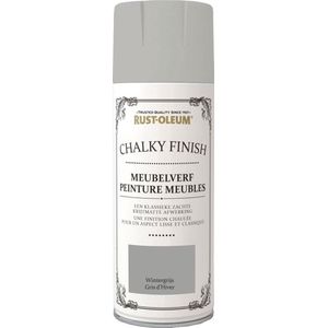 Rust-Oleum Chalky Finish Meubelverf Spuitbus 400ml - Wintergrijs