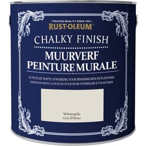 Rust-Oleum Chalky Finish Muurverf Wintergrijs 2,5 liter