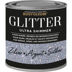 Rust-Oleum Glitterverf Ultra Shimmer Zilver 250ml