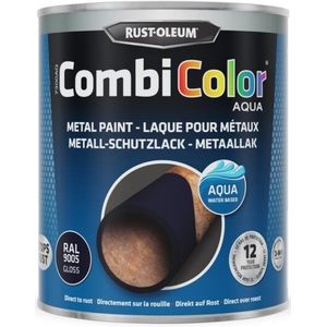 Rust-Oleum - Metaalverf - Aqua - Hoogglans - Waterbasis - 10 m² per liter