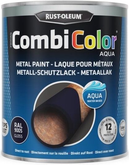 Rust-Oleum - Metaalverf - Aqua - Hoogglans - Waterbasis - 10 m² per liter