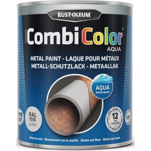 Rust-Oleum CombiColor Aqua Metaallak Hoogglans RAL7035
