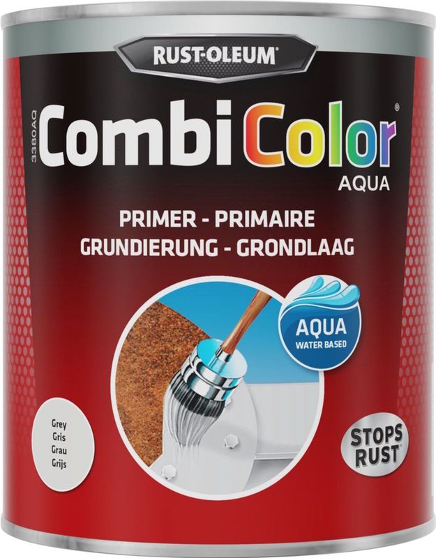 Rust-Oleum - CombiColor Aqua - Anti-Roest Primer - Grijs - Waterbasis