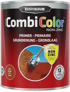 Rust-Oleum - Combiprimer - Grondverf - Zinkvrij - Roodbruin - 0,75L
