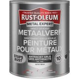 Rust-Oleum Metal Expert Direct Op Roest Metaal Verf Zijdeglans 250ml - RAL 7016