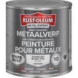 Rust-Oleum Metal Expert Direct Op Roest Metaal Verf - Zijdeglans - RAL 9010 - 750ml