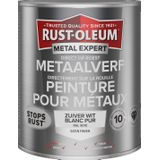 Rust-Oleum Metal Expert Direct Op Roest Metaal Verf - Zijdeglans - RAL 9010 - 750ml