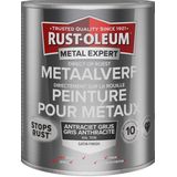 Rust-Oleum Metal Expert Direct Op Roest Metaal Verf - Zijdeglans - 750ml - RAL 7016 - 3-in-1 Technologie