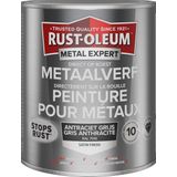 Rust-Oleum Metal Expert Direct Op Roest Metaal Verf - Zijdeglans - 750ml - RAL 7016 - 3-in-1 Technologie