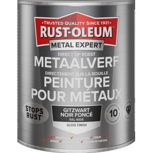 Rust-Oleum Metal Expert Direct Op Roest Metaal Verf 400ml - RAL 9005