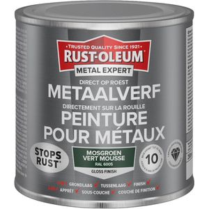 Rust-Oleum Metal Expert Direct Op Roest Metaal Verf 250ml - RAL 6005