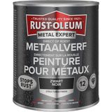 Rust-Oleum Metalexpert Direct Op Roest Metaalverf - Structuur - Zwart 750 Ml