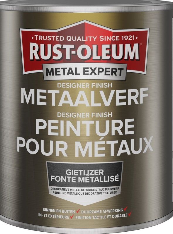 Rust Oleum Metal Expert Designer Finish Metaal Verf Gietijzer