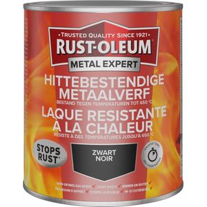 Rust-Oleum - Metaalverf - Hittebestendig - Glanzend - 5m²/L
