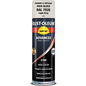 Rust-Oleum Hard Hat Advanced grondlaag en deklaag RAL7035 lichtgrijs 500ml