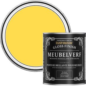 Rust-Oleum Geel Meubelverf Hoogglans - Citroensorbet 750ml