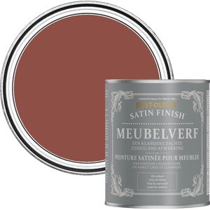 Rust-Oleum Rood Meubelverf Zijdeglans - Baksteenrood 750ml