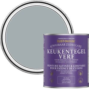 Rust-Oleum Grijs Keukentegelverf Zijdeglans - Mineraalgrijs 750ml