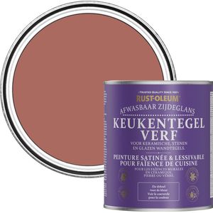 Rust-Oleum Rood Keukentegelverf Zijdeglans - Zalm 750ml