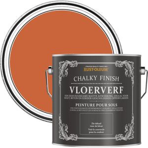 Rust-Oleum Oranje Vloerverf - Chai Thee 2,5L