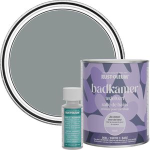 Rust-Oleum Donkergrijs Badkamer Tegelverf Matt - Leisteen 750ml