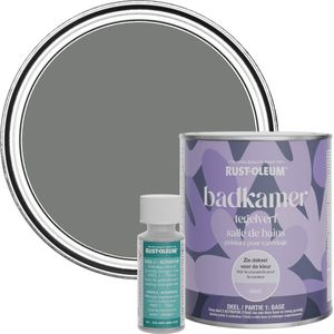 Rust-Oleum Grey Badkamer Tegelverf Matt - Schaduwgrijs 750ml