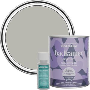 Rust-Oleum Grijs Badkamer Tegelverf Hoogglans - Grijze Boom 750ml
