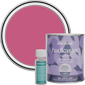 Rust-Oleum Roze Badkamer Tegelverf Hoogglans - Framboos 750ml