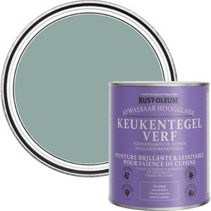 Rust-Oleum Blauw Keukentegelverf Hoogglans - Gresham Blauw 750ml